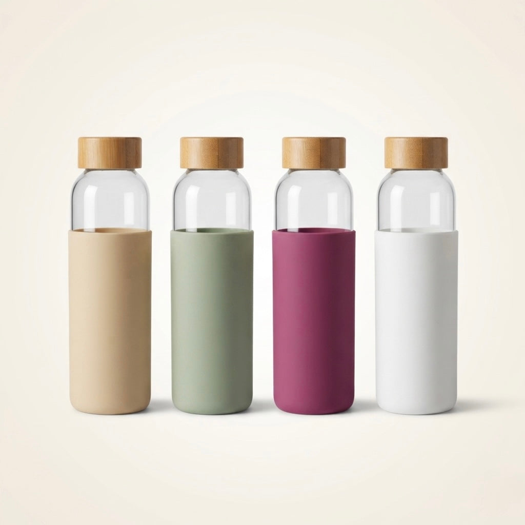 LANGON Glass bottle + Silicone sleeve