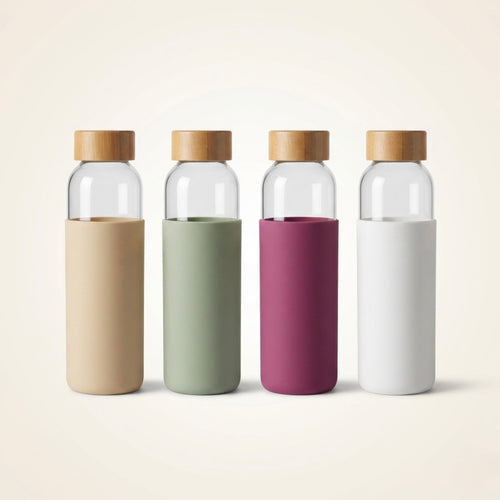 LANGON Glass bottle + Silicone sleeve